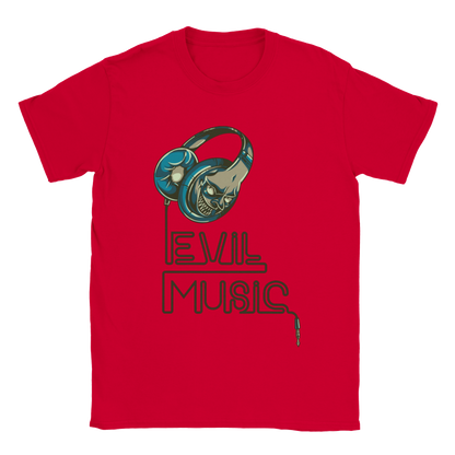 Evil Music - Unisex Crewneck T-shirt - Mister Snarky's