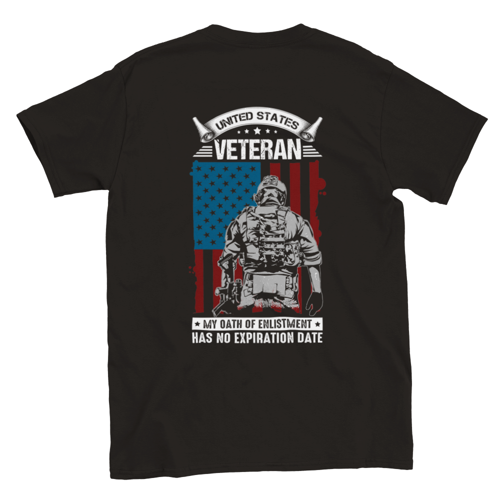 United States Veteran - Classic Unisex Crewneck T-shirt - Mister Snarky's