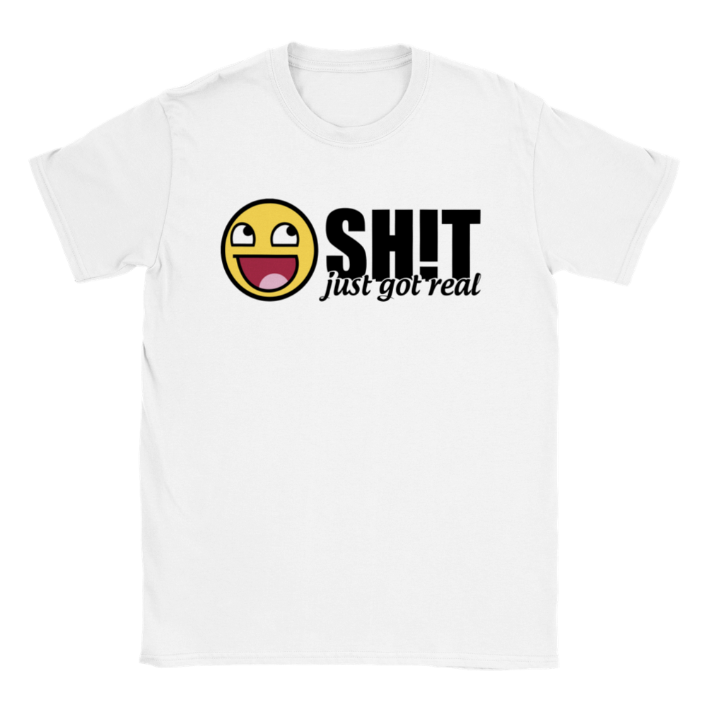 Sh!t Just Got Real! - JDM - Classic Unisex Crewneck T-shirt - Mister Snarky's