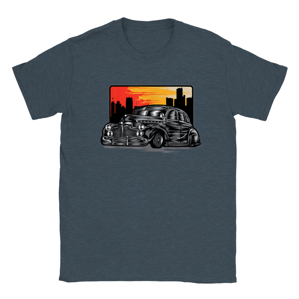 Old Style Hot Rod - Classic Unisex Crewneck T-shirt - Mister Snarky's