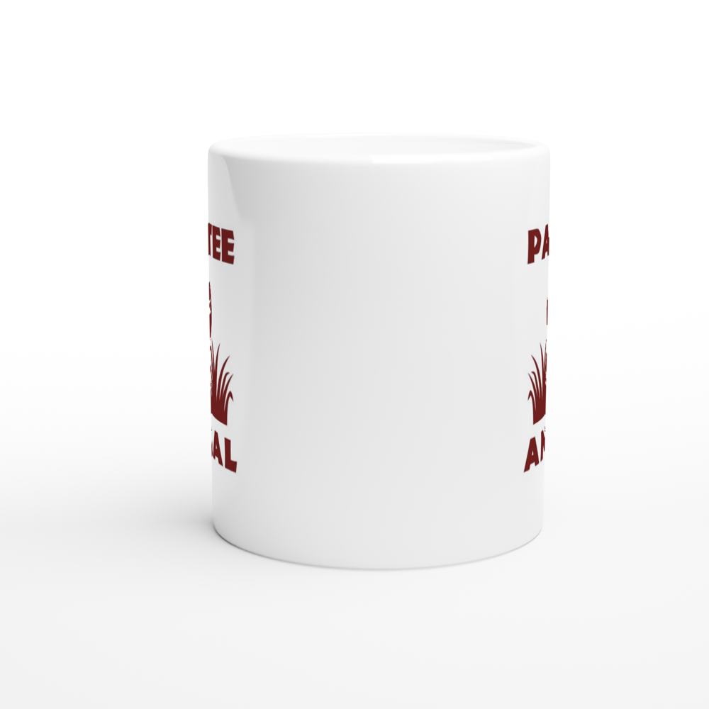 Par-Tee Animal - Gold Mug - White 11oz Ceramic Mug - Mister Snarky's