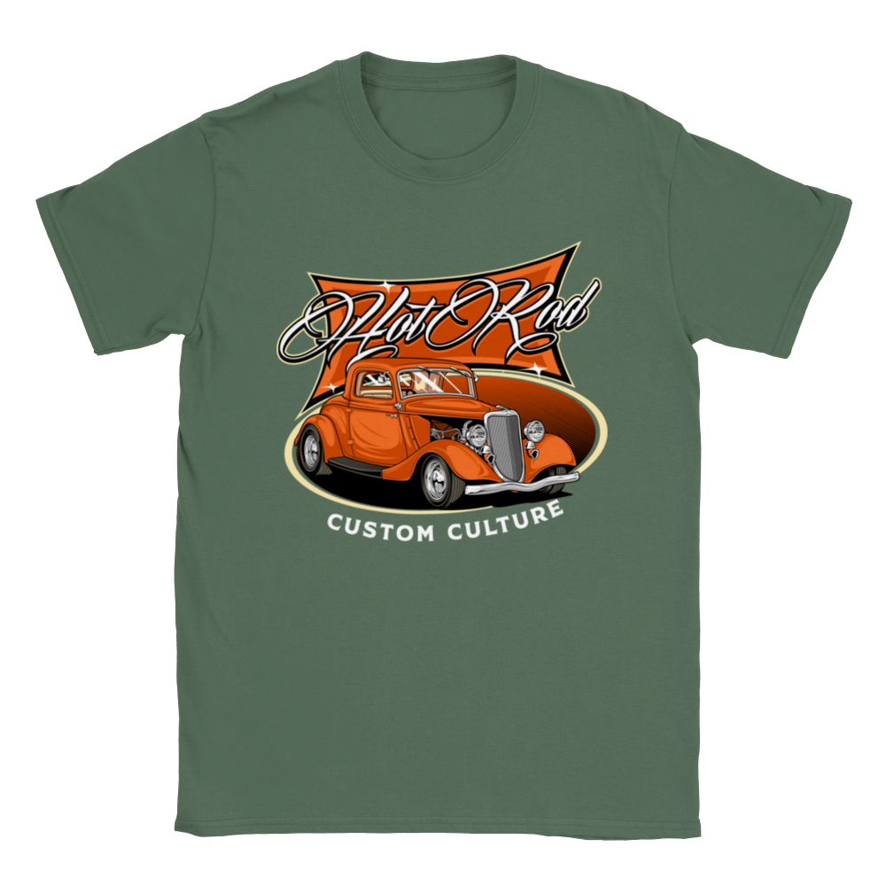 Hot Rod - Custom Culture - Unisex Crewneck T-shirt - Mister Snarky's