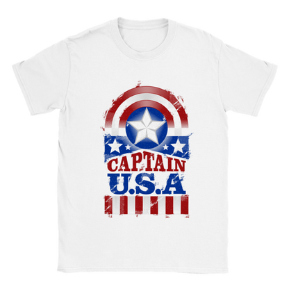 Captain USA - Unisex Crewneck T-shirt - Mister Snarky's