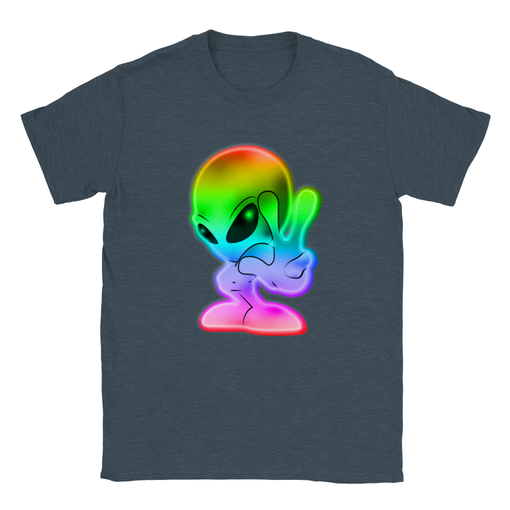 Peace Earthling - Unisex Crewneck T-shirt - Mister Snarky's