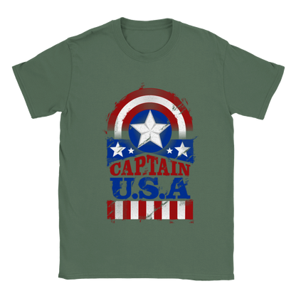 Captain USA - Unisex Crewneck T-shirt - Mister Snarky's