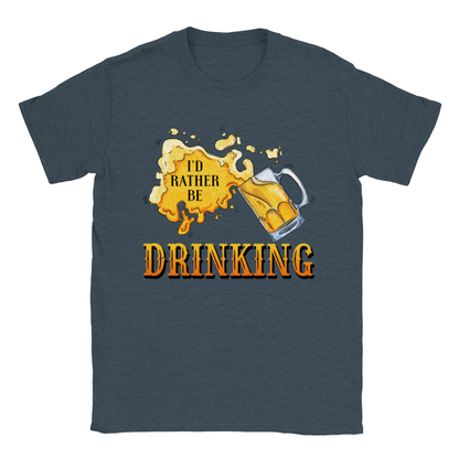 I'd Rather Be Drinking -  Unisex Crewneck T-shirt - Mister Snarky's