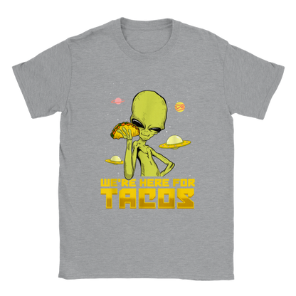 We're Here for the Tacos - ET - Alien - Unisex Crewneck T-shirt - Mister Snarky's