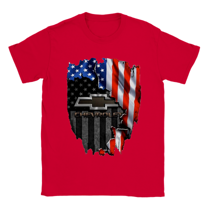 Chevy American Flag T-shirt - Mister Snarky's