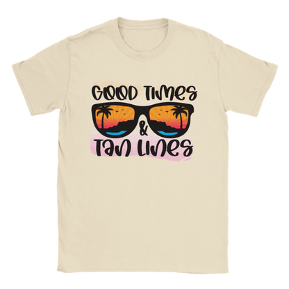 Good Times and Tan Lines - Classic Unisex Crewneck T-shirt - Mister Snarky's