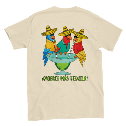Want More Tequila? - Back Print Unisex Crewneck T-shirt - Mister Snarky's