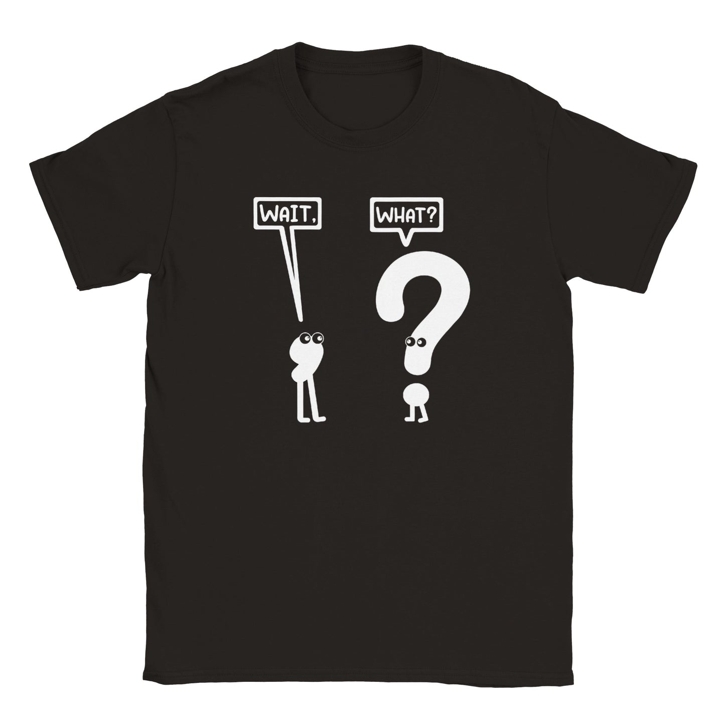 Wait, What? - Classic Unisex Crewneck T-shirt - Mister Snarky's