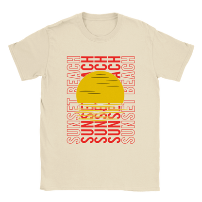 Sunset Beach - Unisex Crewneck T-shirt - Mister Snarky's