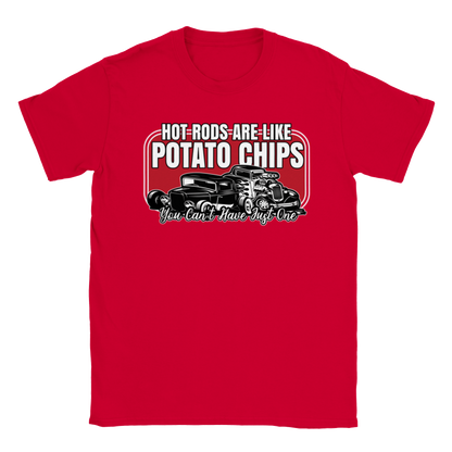 Hot Rods are like Potato Chips, You Can't Have Just One - Classic Unisex Crewneck T-shirt - Mister Snarky's