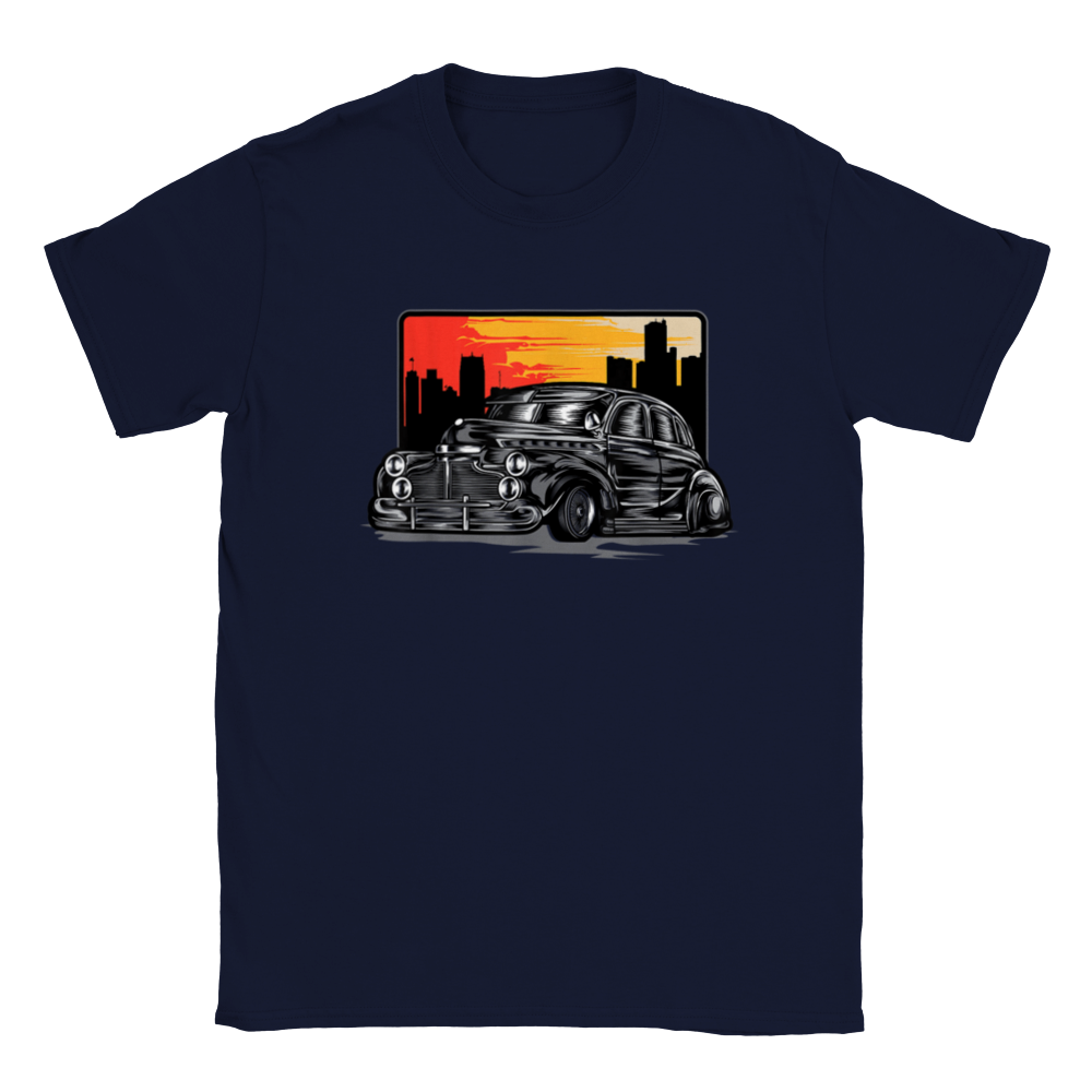 Old Style Hot Rod - Classic Unisex Crewneck T-shirt - Mister Snarky's