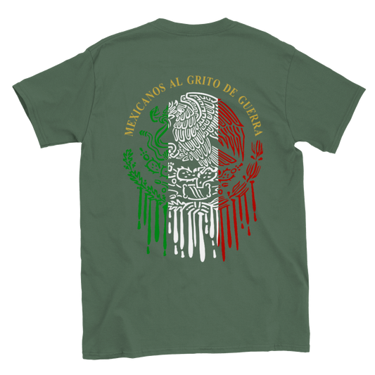 Dripping Mexican Eagle T-shirt - Mister Snarky's