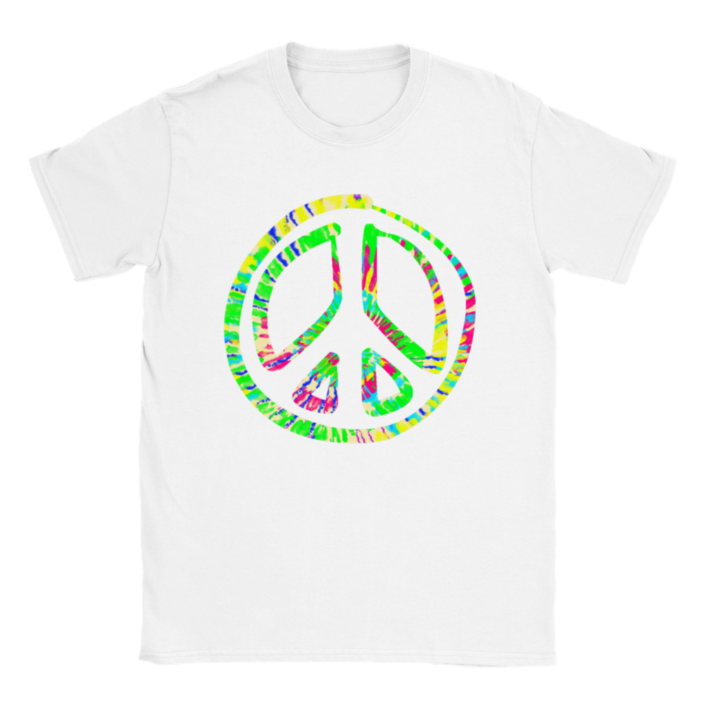 Hippie Tie Dye Peace Sign 70s Retro T-Shirt - Mister Snarky's