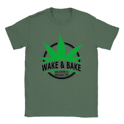 Wake & Bake - 420 - Unisex Crewneck T-shirt - Mister Snarky's