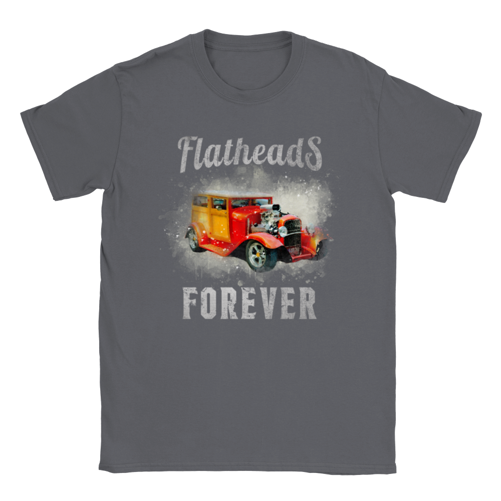 Flatheads Forever - Classic Unisex Crewneck T-shirt - Mister Snarky's