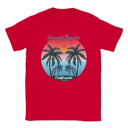 Summer Paradise - Venice Beach California - Vaca - Unisex Crewneck T-shirt - Mister Snarky's