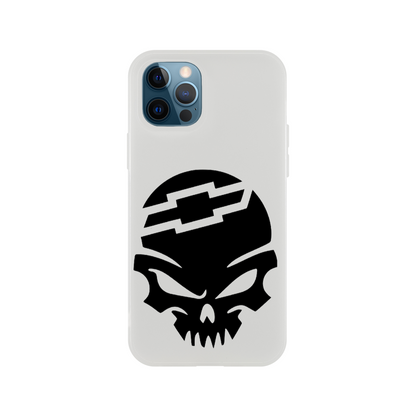 Skull with Chevy Emblem  - Flexi case for Apple or Samsung - Mister Snarky's