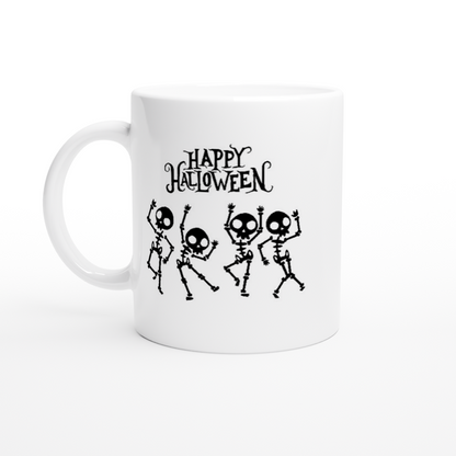 Happy Halloween - White 11oz Ceramic Mug - Mister Snarky's