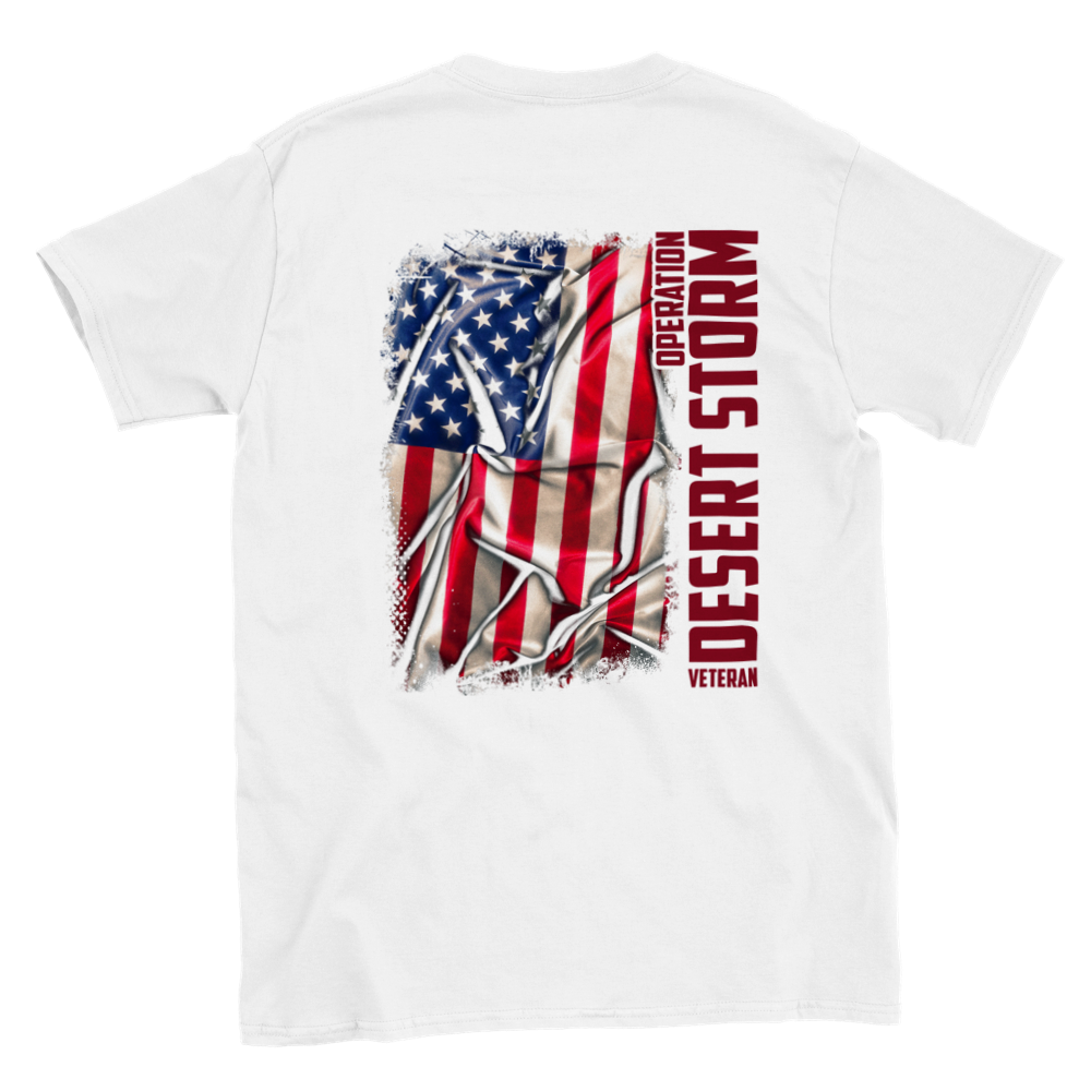 Operation Desert Storm Veteran - Classic Unisex Crewneck T-shirt - Mister Snarky's