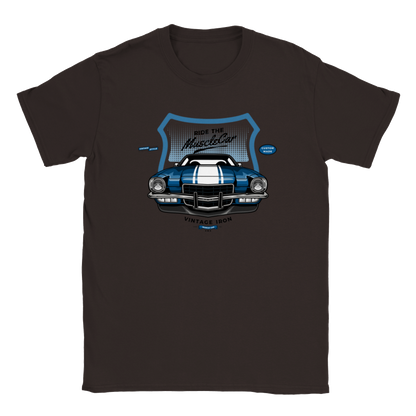 Ride the Muscle Car - Camaro -  Unisex Crewneck T-shirt - Mister Snarky's