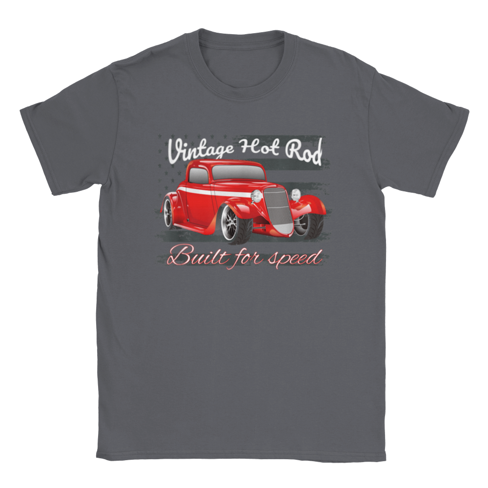 Vintage Hot Rod - Built for Speed - Unisex Crewneck T-shirt - Mister Snarky's