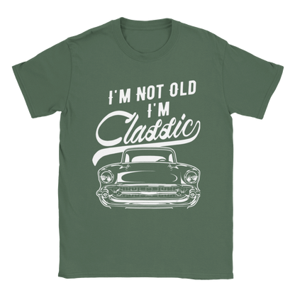 I'm Not Old I'm Classic - 57 Chevy -Classic Unisex Crewneck T-shirt - Mister Snarky's
