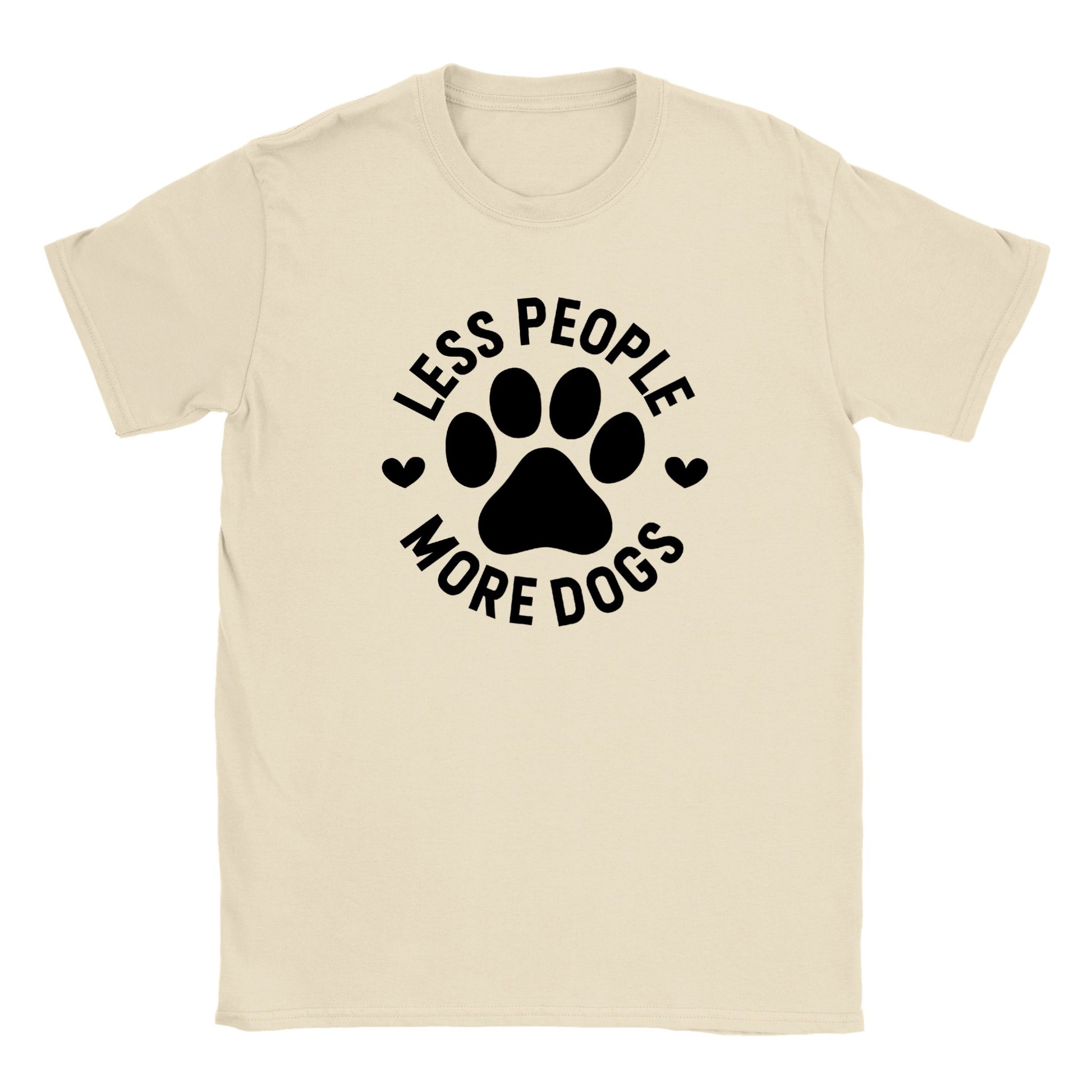 Less People More Dogs - Classic Unisex Crewneck T-shirt - Mister Snarky's