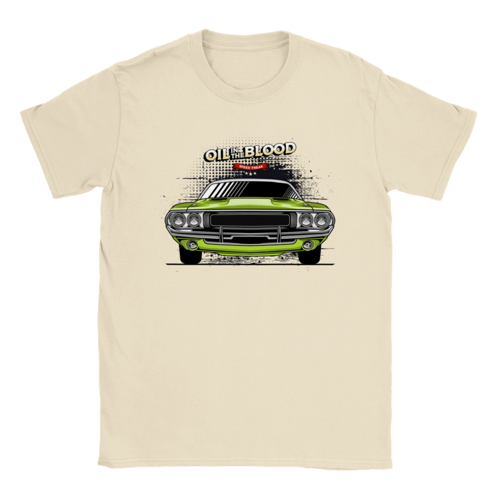 Vintage Challenger - Oil in the Blood Unisex Crewneck T-shirt - Mister Snarky's