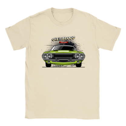 Vintage Challenger - Oil in the Blood Unisex Crewneck T-shirt - Mister Snarky's