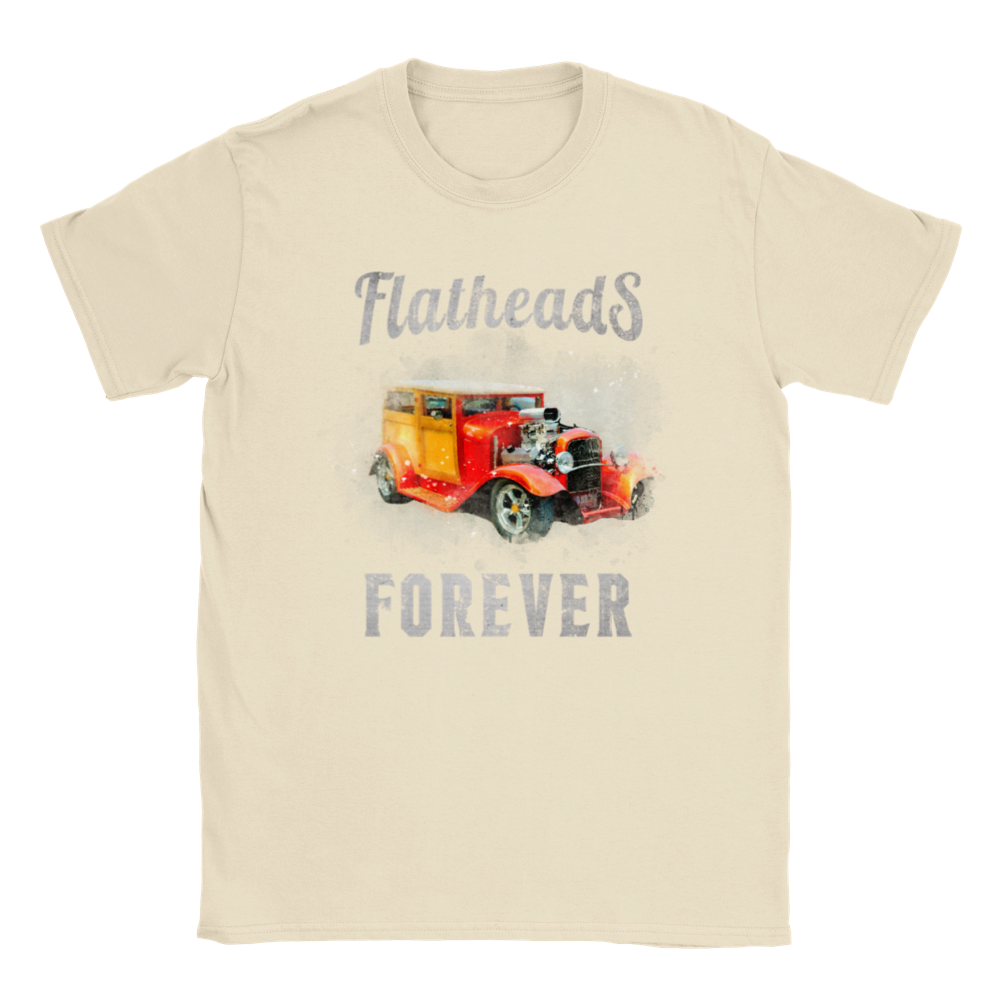 Flatheads Forever - Classic Unisex Crewneck T-shirt - Mister Snarky's