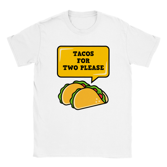 Tacos for Two Please - Classic Unisex Crewneck T-shirt - Mister Snarky's