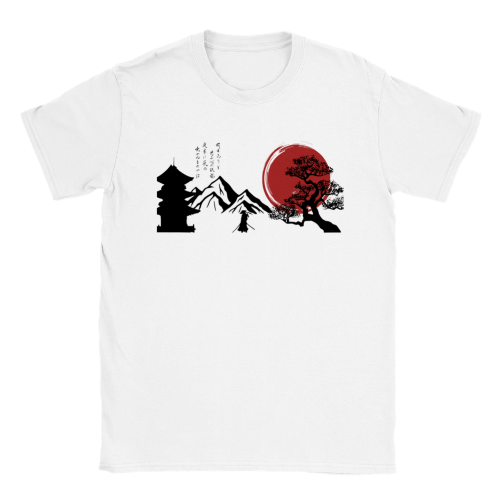 Japanese Landscape - Unisex Crewneck T-shirt - Mister Snarky's