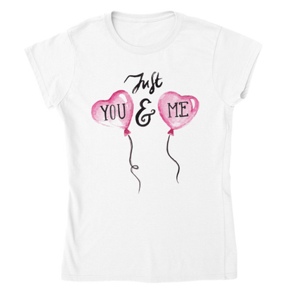 Just You & Me - Classic Womens Crewneck T-shirt - Mister Snarky's