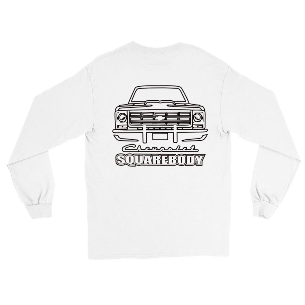 Squarebody C10 - Chevy Pickup - Long sleeve T-shirt - Mister Snarky's