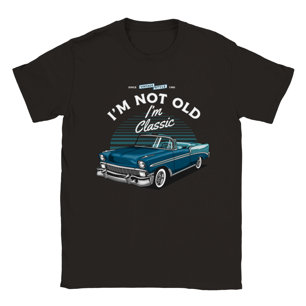 Classic 56 Chevy Convertible - Unisex Crewneck T-shirt - Mister Snarky's