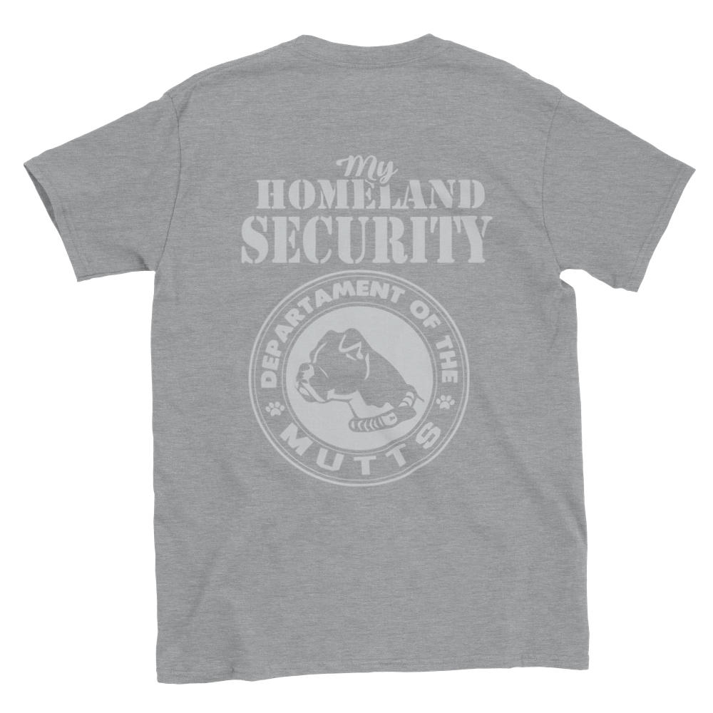 My Homeland Security - Department of the Mutts - Classic Unisex Crewneck T-shirt - Mister Snarky's