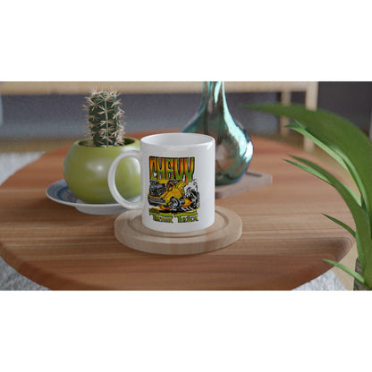 Chevy Builds Trick Trux - White 11oz Ceramic Mug - Mister Snarky's