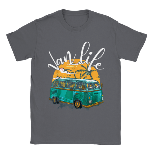 Van Life - Vintage Van Bus T-Shirt - Mister Snarky's