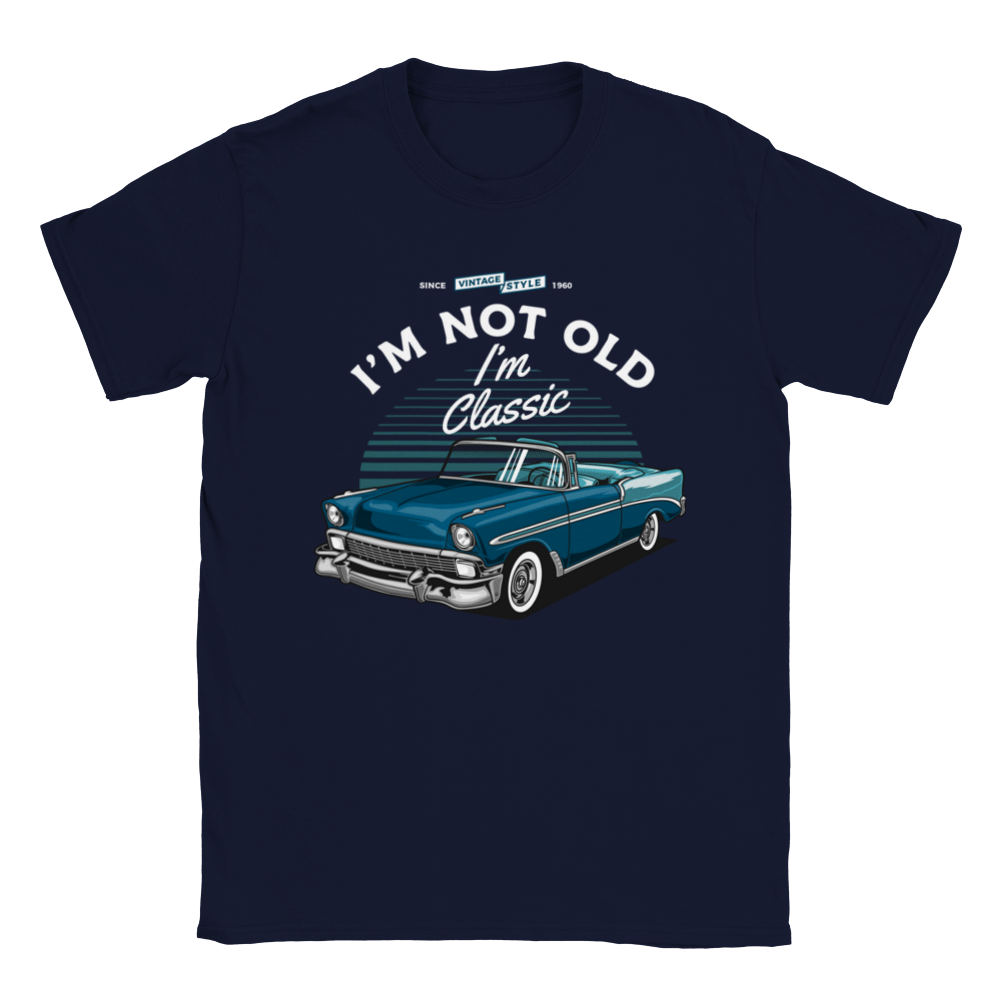 Classic 56 Chevy Convertible - Unisex Crewneck T-shirt - Mister Snarky's