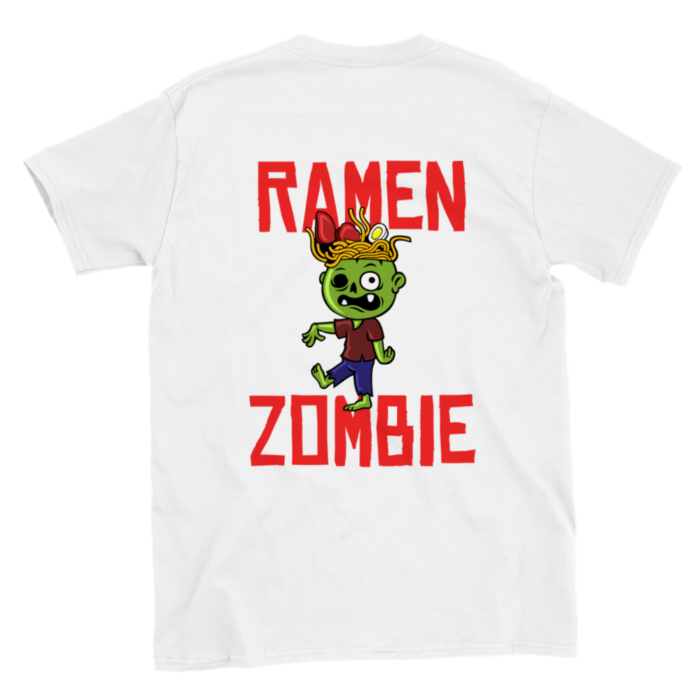 Ramen Zombie - Classic Unisex Crewneck T-shirt - Mister Snarky's