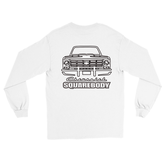 Chevy Squarebody - C10 Pickup - Long sleeve T-shirt - Mister Snarky's