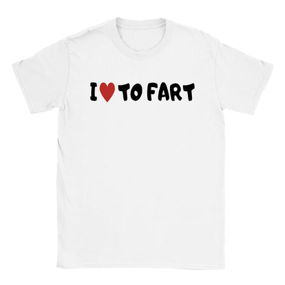 I Love to Fart - Classic Unisex Crewneck T-shirt - Mister Snarky's