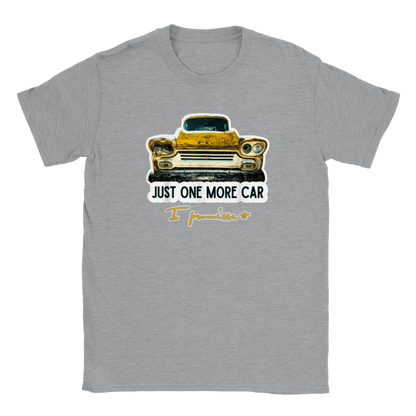 Just One More Car - I Promise - Classic Unisex Crewneck T-shirt - Mister Snarky's
