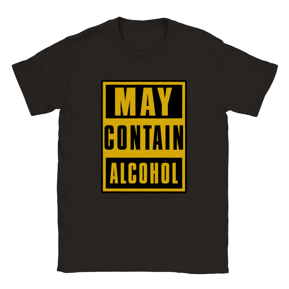 May Contain Alcohol - Classic Unisex Crewneck T-shirt - Mister Snarky's