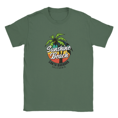 Sunshine Beach - Santa Barbara California - Classic Unisex Crewneck T-shirt - Mister Snarky's