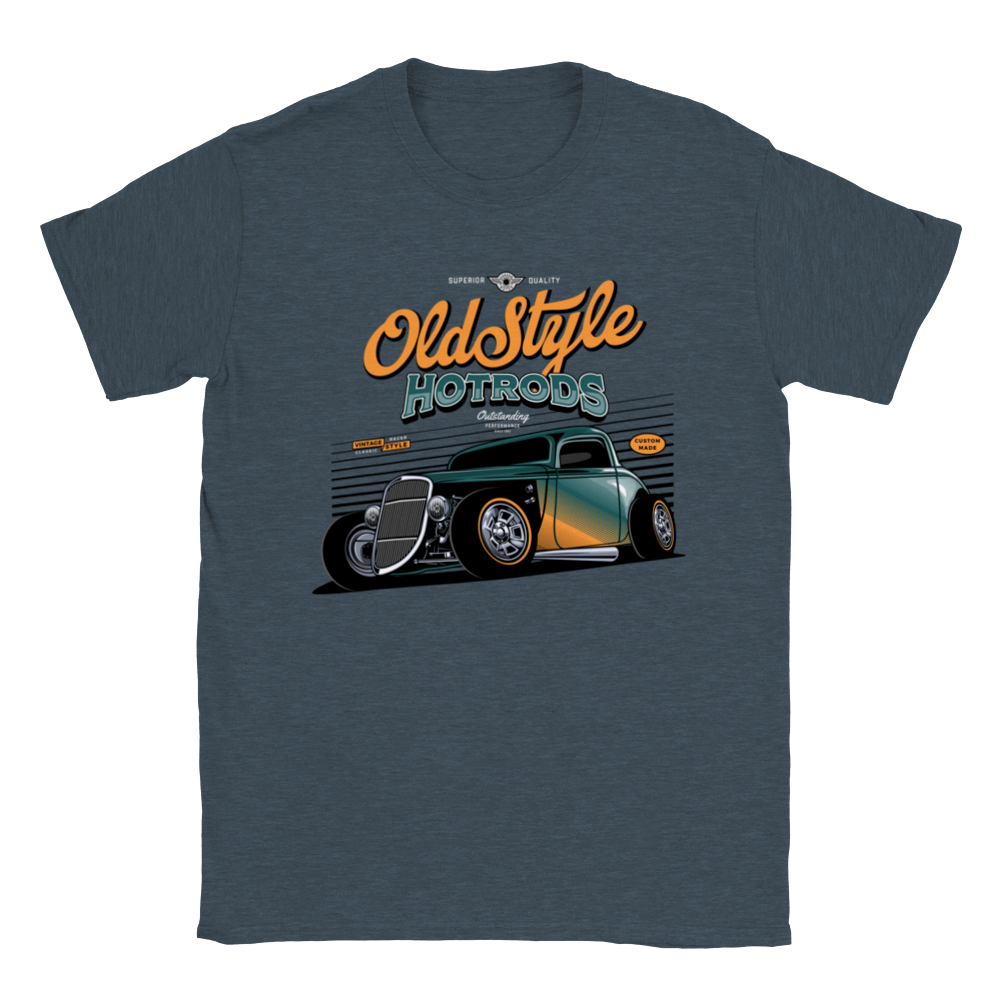 Old Style Hot Rods - Unisex Crewneck T-shirt - Mister Snarky's