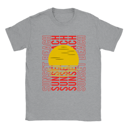 Sunset Beach - Unisex Crewneck T-shirt - Mister Snarky's
